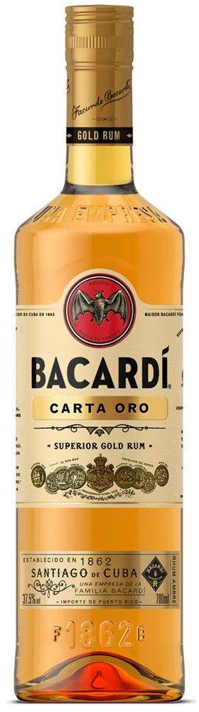 RUM BACARDI GOLD CARTA ORO 700 ML BACARDI