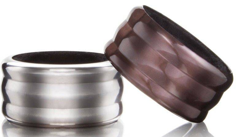 ΣΕΤ ΔΑΧΤΥΛΙΔΙΩΝ ΦΙΑΛΗΣ ΚΡΑΣΙΟΥ VIN BOUQUET ANTI-DRIP RINGS (2 ΤΜΧ)