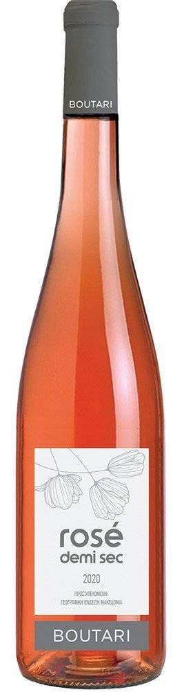 ΚΡΑΣΙ DEMI SEC ΟΙΝΟΠΟΙΕΙΑ ΜΠΟΥΤΑΡΗ 2022 ΡΟΖΕ 750ML