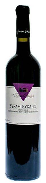 ΚΡΑΣΙ SYRAH ΚΤΗΜΑ ΕΥΧΑΡΙΣ ΕΡΥΘΡΟ 750ML
