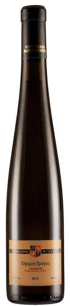 ΚΡΑΣΙ ΟΨΙΜΟΣ ΤΡΥΓΟΣ ΚΤΗΜΑ ΠΑΠΑΡΓΥΡΙΟΥ 2022 ΛΕΥΚΟ 500ML ΚΤΗΜΑ ΠΑΠΑΡΓΥΡΙΟΥ