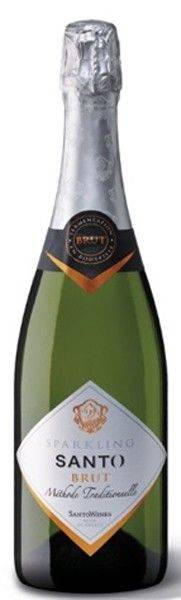 ΑΦΡΩΔΗΣ ΟΙΝΟΣ SANTO WINES SANTO SPARKLING ΛΕΥΚΟΣ 750 ML