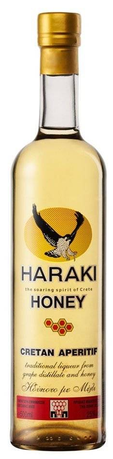 ΡΑΚΟΜΕΛΟ HARAKI HONEY ΣΕ ΚΥΛΙΝΔΡΙΚΟ ΚΟΥΤΙ 500 ML
