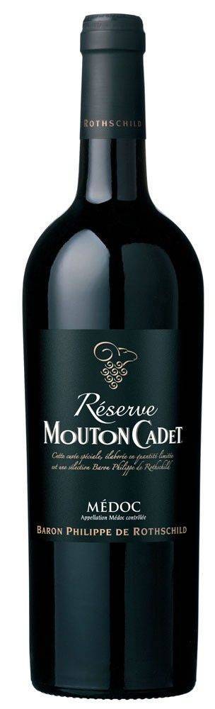 ΚΡΑΣΙ MOUTON CADET RESERVE MEDOC BARON PHILIPPE DE ROTHSCHILD 2018 ΕΡΥΘΡΟ 750ML