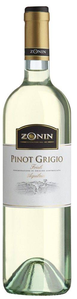 ΚΡΑΣΙ PINOT GRIGIO FRIULI ZONIN 2019 ΛΕΥΚΟ 750ML ZONIN