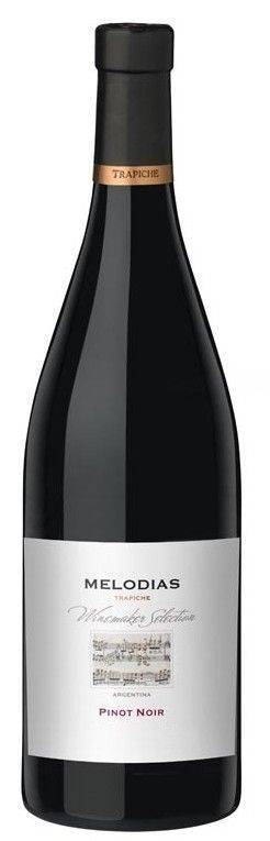 ΚΡΑΣΙ MELODIAS WINEMAKER SELECTION PINOT NOIR TRAPICHE 2020 ΕΡΥΘΡΟ 750ML TRAPICHE