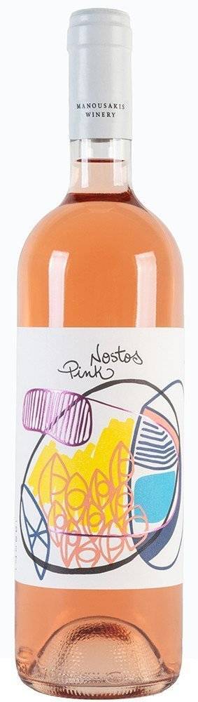 ΚΡΑΣΙ NOSTOS PINK ΟΙΝΟΠΟΙΙΑ ΜΑΝΟΥΣΑΚΗ ΡΟΖΕ 750ML ΟΙΝΟΠΟΙΙΑ ΜΑΝΟΥΣΑΚΗ
