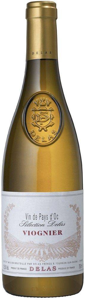 ΚΡΑΣΙ VIN DE PAYS D&amp;#039;OC VIOGNIER A.C. DELAS FRERES 2019 ΛΕΥΚΟ 750ML