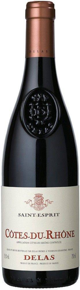 ΚΡΑΣΙ COTES DU RHONE SAINT ESPRIT A.C DELAS FRERES 2022 ΕΡΥΘΡΟ 750ML DELAS FRERES