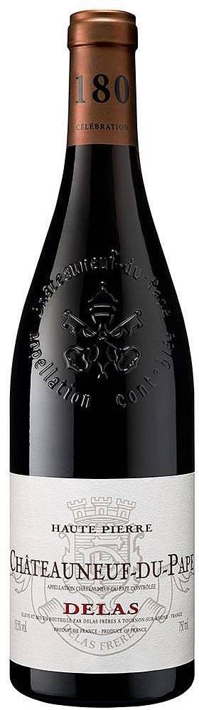 ΚΡΑΣΙ CHATEAUNEUF DU PAPE HAUTE PIERRE A.C DELAS FRERES 2020 ΕΡΥΘΡΟ 750ML