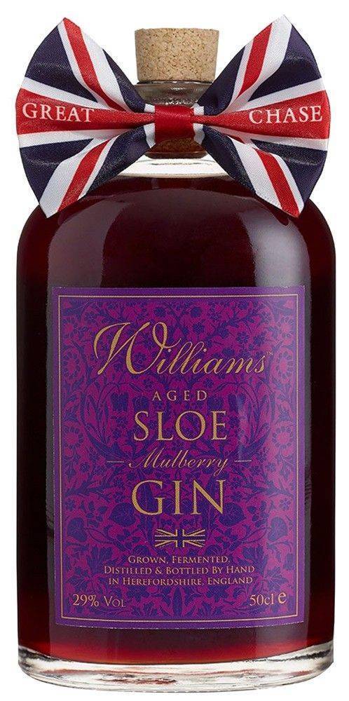 GIN WILLIAMS SLOE AND MULBERRY CHASE DISTILLERY 500ML CHASE DISTILLERY