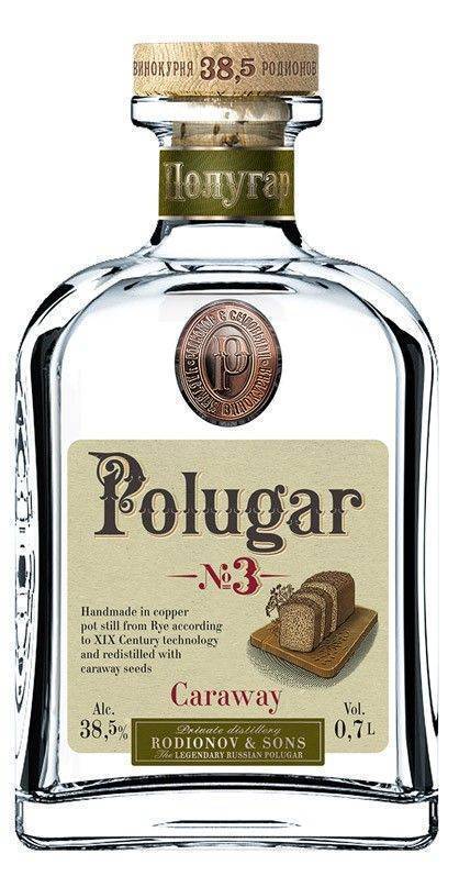 ΒΟΤΚΑ POLUGAR NO3 CARAWAY 700 ML POLUGAR