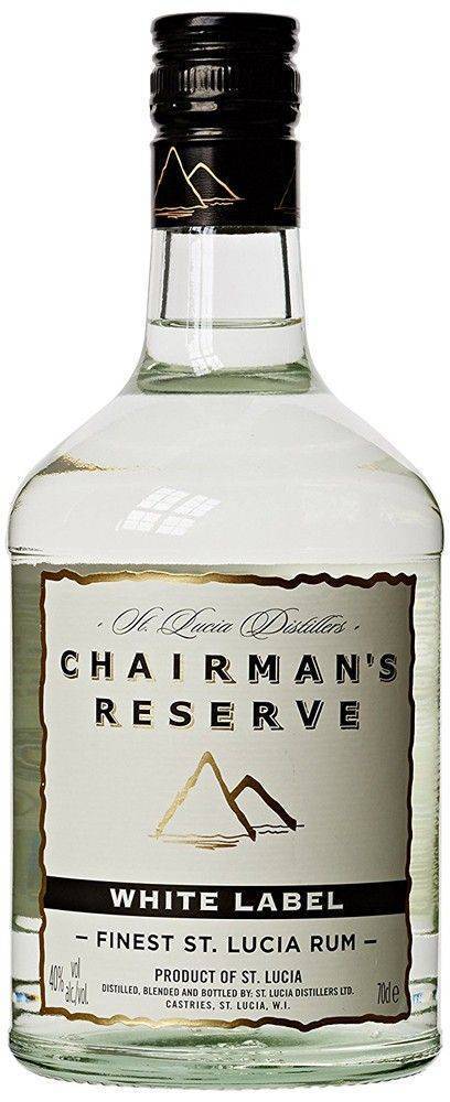 RUM ST. LUCIA CHAIRMAN'S RESERVE WHITE 700ML CHAIRMANS RESERVE
