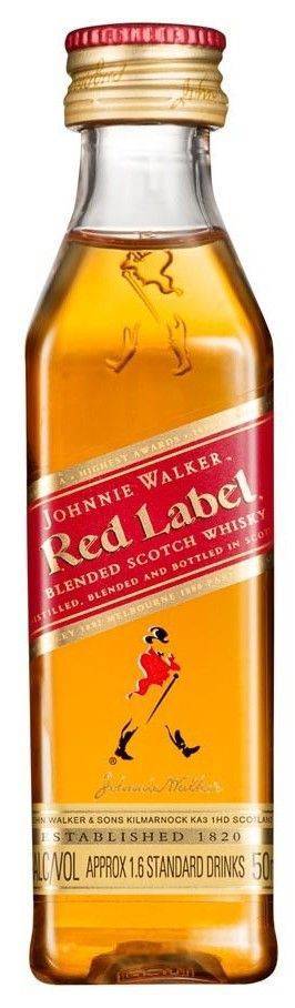 ΟΥΙΣΚΙ JOHNNIE WALKER RED LABEL (PET) 50 ML JOHNNIE WALKER