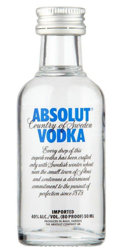 ΒΟΤΚΑ ABSOLUT 50 ML ABSOLUT