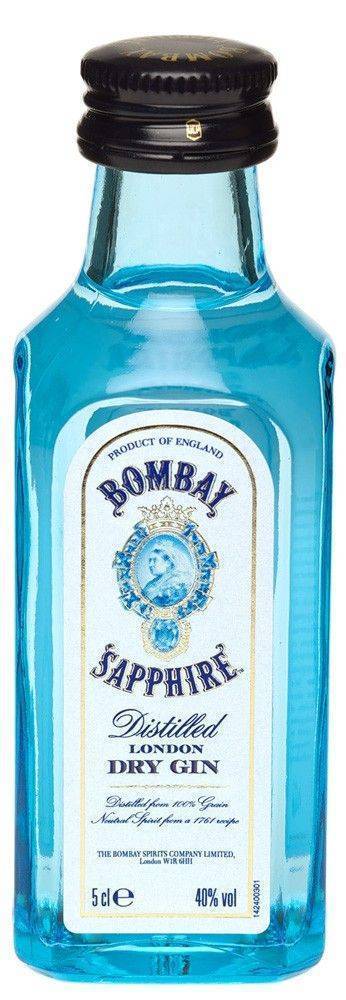 BOMBAY SAPPHIRE GIN BOMBAY SAPPHIRE (GLASS) 50 ML