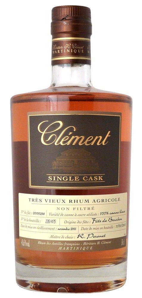 RUM CLEMENT SINGLE CASK 500ML CLEMENT