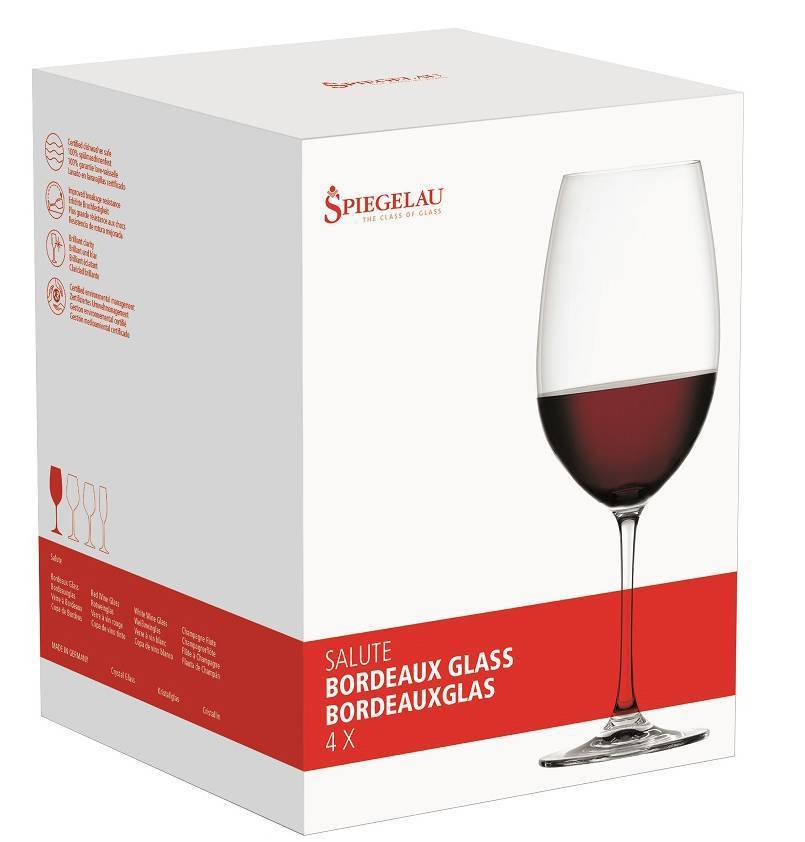 ΚΡΥΣΤΑΛΛΙΝΑ ΠΟΤΗΡΙΑ (4 ΤΜΧ) ΠΑΛΑΙΩΜΕΝΟΥ ΕΡΥΘΡΟΥ ΚΡΑΣΙΟΥ SPIEGELAU SALUTE 710ML (4720177 SPIEGELAU