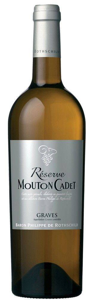 ΚΡΑΣΙ MOUTON CADET RESERVE GRAVES BARON PHILIPPE DE ROTHSCHILD 2017 ΛΕΥΚΟ 750ML