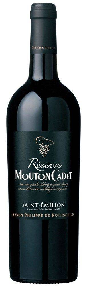 ΚΡΑΣΙ MOUTON CADET RESERVE SAINT-EMILION BARON PHILIPPE DE ROTHSCHILD 2019 ΕΡΥΘΡΟ 750ML
