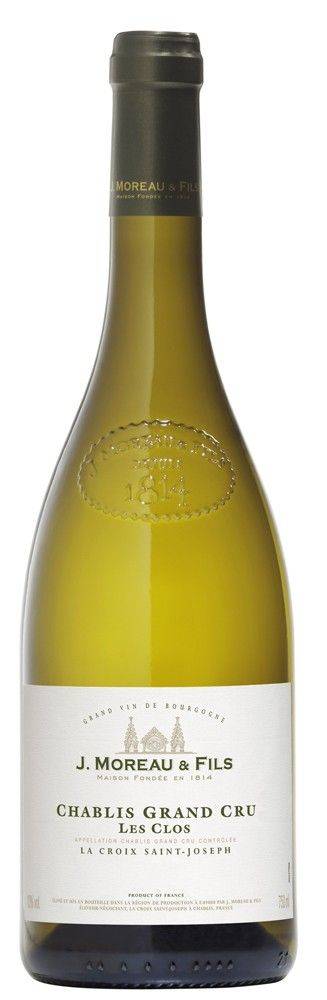 ΚΡΑΣΙ CHABLIS GRAND CRU LES CLOS J.MOREAU - FILS 2020 ΛΕΥΚΟ 750ML J.MOREAU - FILS