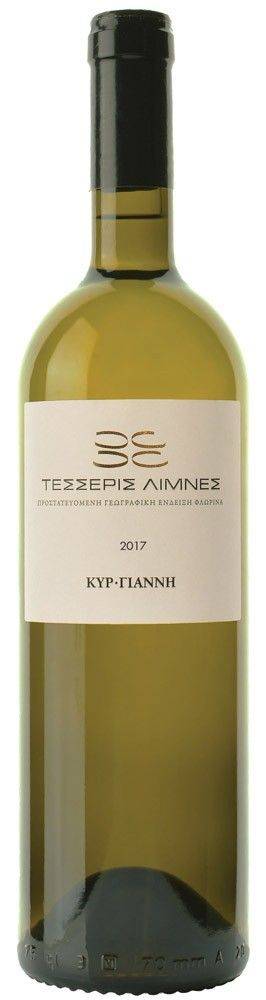 ΚΡΑΣΙ ΤΕΣΣΕΡΙΣ ΛΙΜΝΕΣ 2023 ΚΤΗΜΑ ΚΥΡ-ΓΙΑΝΝΗ ΛΕΥΚΟ 750 ML