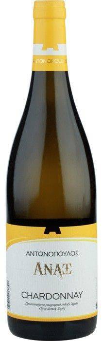 ΑΜΠΕΛΩΝΕΣ ΑΝΤΩΝΟΠΟΥΛΟΥ ΚΡΑΣΙ CHARDONNAY ΑΝΑΞ ΑΜΠΕΛΩΝΕΣ ΑΝΤΩΝΟΠΟΥΛΟΥ 2021 ΛΕΥΚΟ 750ML