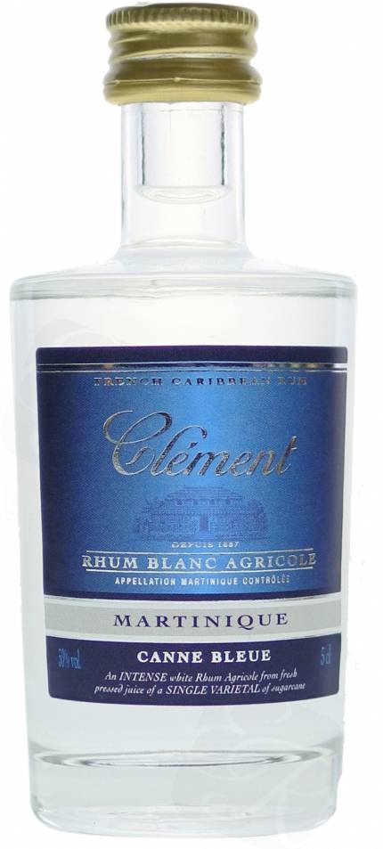 RUM CLEMENT BLUE CANNE 50ML CLEMENT