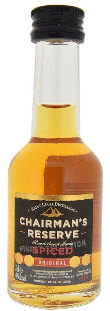 ST. LUCIA RUM ST. LUCIA CHAIRMAN&#039;S RESERVE SPICED 30ML
