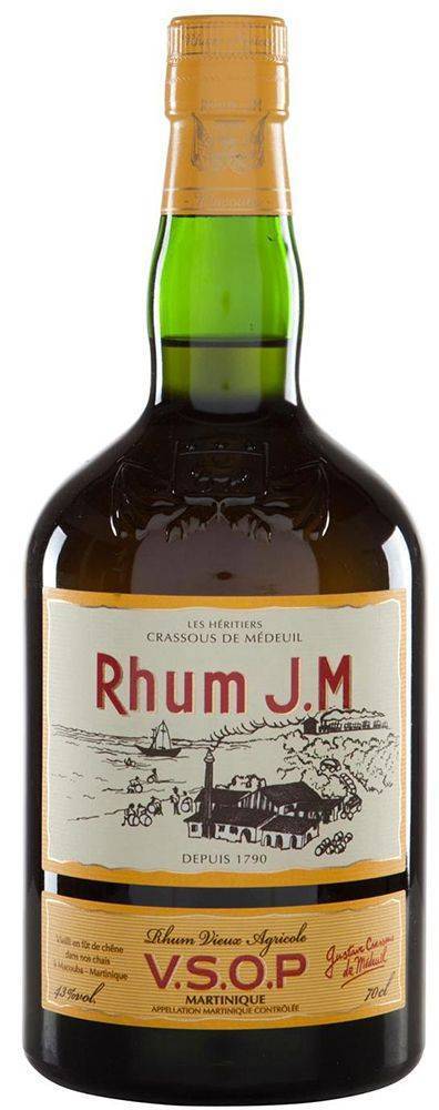 RHUM J.M RUM J.M AGRICOLE V.S.O.P 700ML