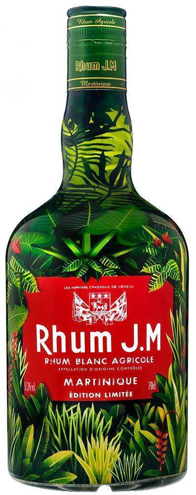 RHUM J.M RUM J.M BLANC "JUNGLE MACOUBA" 700ML