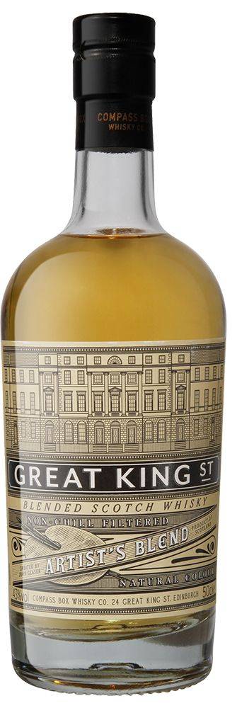 ΟΥΙΣΚΙ COMPASS BOX GREAT KING STREET ARTISTS BLEND 700 ML COMPASS BOX