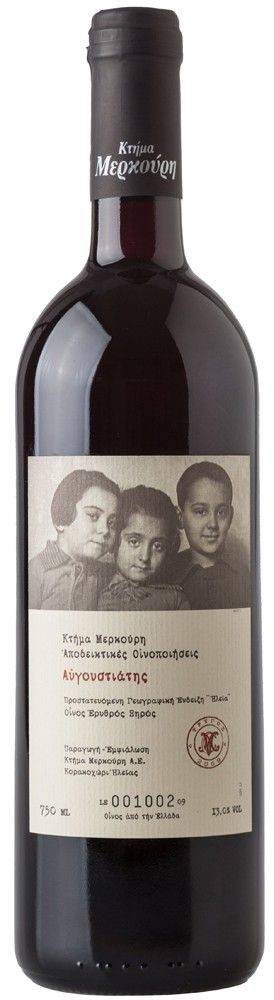 ΚΤΗΜΑ ΜΕΡΚΟΥΡΗ ΚΡΑΣΙ ΑΥΓΟΥΣΤΙΑΤΗΣ ΚΤΗΜΑ ΜΕΡΚΟΥΡΗ 2017 ΕΡΥΘΡΟ 750ML