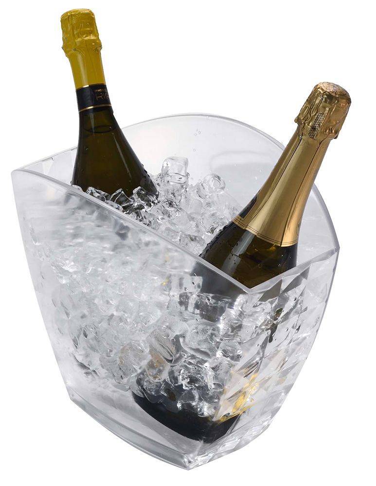 CANTINARREDO ΣΑΜΠΑΝΙΕΡΑ CANTINA ARREDO DIAMOND 2 ΦΙΑΛΩΝ ΔΙΑΦΑΝΗ (25.5X30X11 CM)