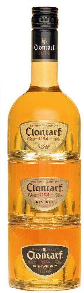 ΣΕΤ 3 ΦΙΑΛΩΝ * 200 ML ΟΥΙΣΚΙ CLONTARF 1014 TRINITY 600ML