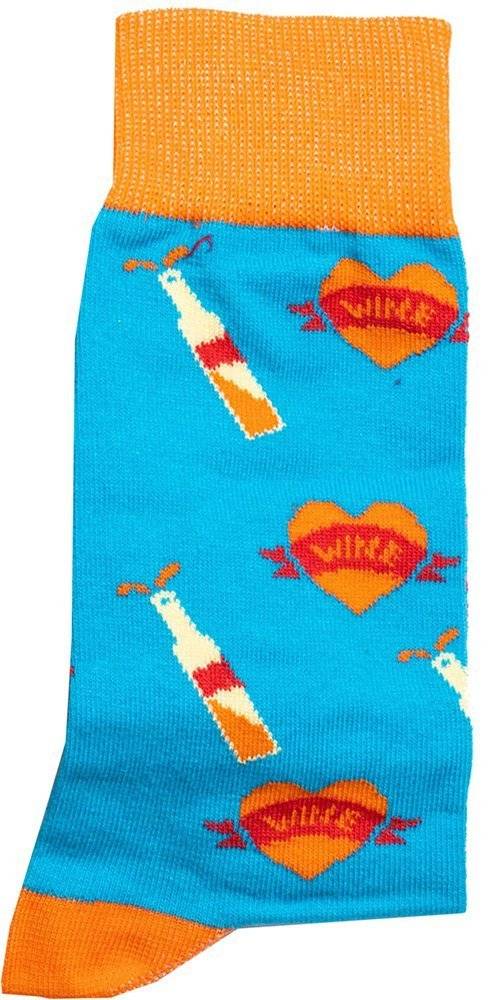 ΚΑΛΤΣΕΣ SOMMELIER ENOTRIA ΓΑΛΑΖΙΕΣ ΜΕ ΠΟΡΤΟΚΑΛΙ ΦΙΑΛΕΣ ΚΑΙ ΚΑΡΔΙΕΣ (41-45) ENOTRIA