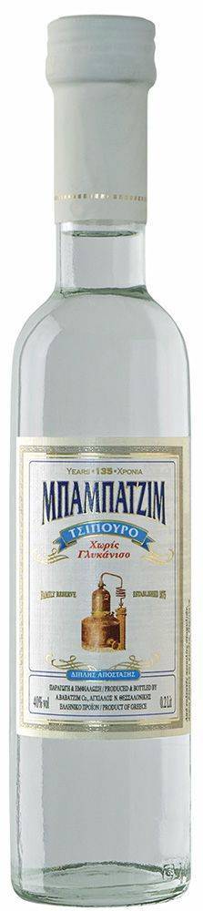 ΤΣΙΠΟΥΡΟ ΜΠΑΜΠΑΤΖΙΜ ΧΩΡΙΣ ΓΛΥΚΑΝΙΣΟ 200ML ΚΤΗΜΑ ΜΠΑΜΠΑΤΖΙΜΟΠΟΥΛΟΥ