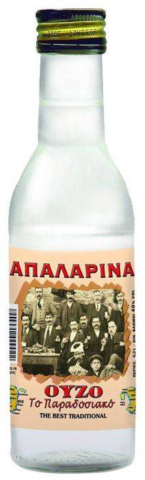 AΠΑΛΛΑΡΙΝΑ ΟΥΖΟ ΤΟ ΠΑΡΑΔΟΣΙΑΚΟ ΑΠΑΛΑΡΙΝΑ 200ML