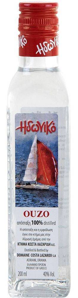 ΟΥΖΟ ΗΔΩΝΙΚΟ ΚΤΗΜΑ ΚΩΣΤΑ ΛΑΖΑΡΙΔΗ 200ML