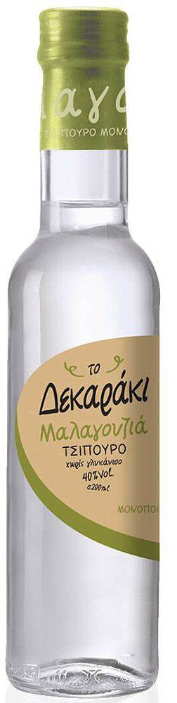 ΤΟ ΔΕΚΑΡΑΚΙ ΤΣΙΠΟΥΡΟ ΤΟ ΔΕΚΑΡΑΚΙ ΜΑΛΑΓΟΥΖΙΑ ΧΩΡΙΣ ΓΛΥΚΑΝΙΣΟ 200ML