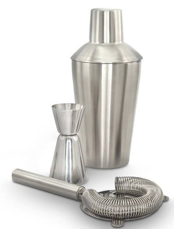 ΣΕΤ ΠΑΡΑΣΚΕΥΗΣ ΚΟΚΤΑΙΗΛ PULLTEX: SHAKER, STRAINER, ΔΟΣΟΜΕΤΡΗΤΗΣ