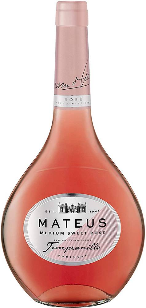 ΚΡΑΣΙ MATEUS TEMPRANILLO ΗΜΙΓΛΥΚΟ ΡΟΖΕ 750ML MATEUS