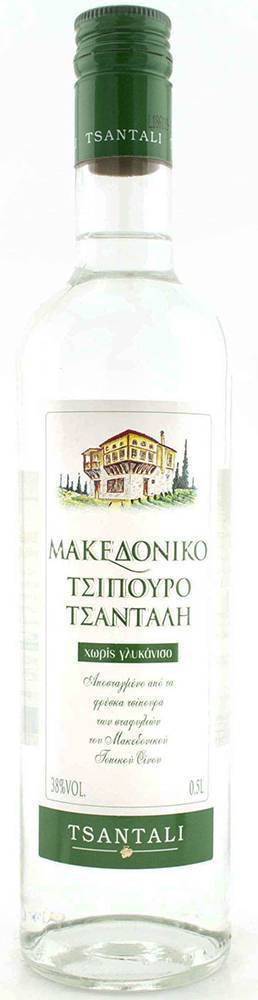 ΤΣΙΠΟΥΡΟ ΜΑΚΕΔΟΝΙΚΟ ΧΩΡΙΣ ΓΛΥΚΑΝΙΣΟ ΟΙΝΟΠΟΙΙΑ ΤΣΑΝΤΑΛΗ 500ML ΟΙΝΟΠΟΙΙΑ ΤΣΑΝΤΑΛΗ