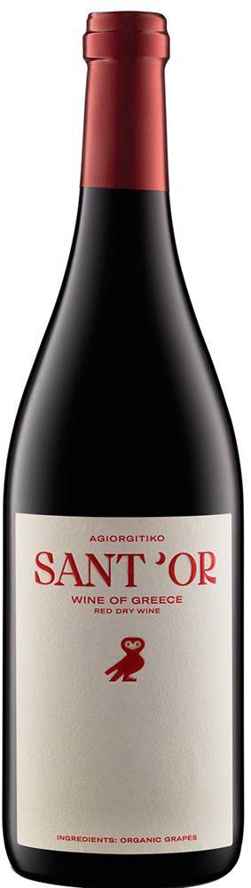 ΚΡΑΣΙ ΑΓΙΩΡΓΙΤΙΚΟ NATURAL ΟΙΝΟΠΟΙΕΙΟ SANT'OR 2019 ΕΡΥΘΡΟ 750ML ΟΙΝΟΠΟΙΕΙΟ SANTOR