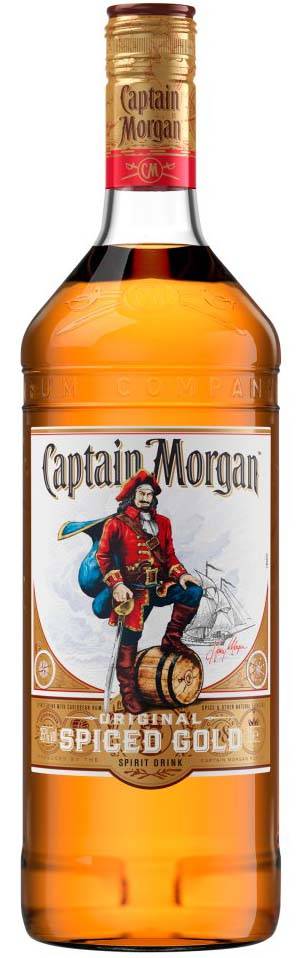 RUM CAPTAIN MORGAN SPICED GOLD 1000 ML CAPTAIN MORGAN