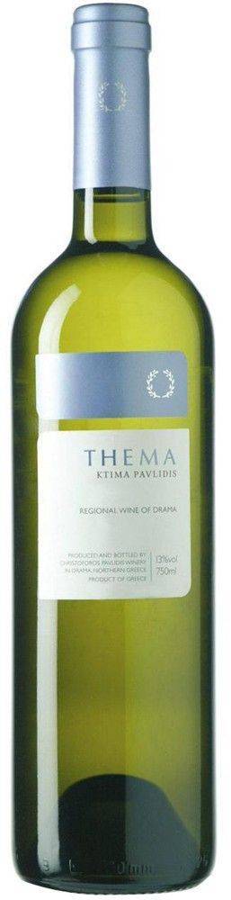 ΚΡΑΣΙ THEMA ΚΤΗΜΑ ΠΑΥΛΙΔΗ 2020 ΛΕΥΚΟ 750ML