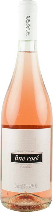 ΚΡΑΣΙ FINE ROSE (BIO) ANATOLIKOS VINEYARDS 2022 ΡΟΖΕ 750 ML
