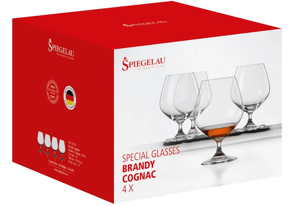 SPIEGELAU ΣΕΤ ΚΡΥΣΤΑΛΛΙΝΑ ΠΟΤΗΡΙΑ ΚΟΝΙΑΚ SPIEGELAU 153MM 558ML ΣΕΙΡΑ VINO GRANDE 4ΤΜΧ (451 03 78)