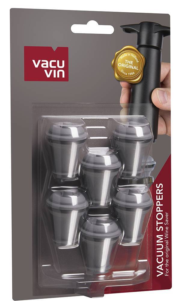 ΣΕΤ ΕΞΤΡΑ ΠΩΜΑΤΑ VACU VIN ΓΚΡΙ 6ΤΜΧ VACU VIN