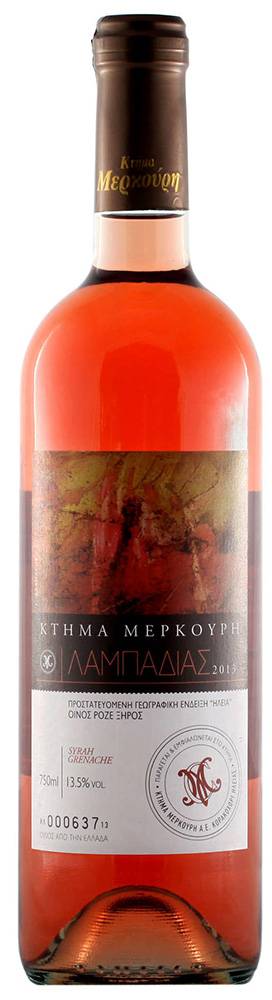 ΚΡΑΣΙ ΛΑΜΠΑΔΙΑΣ ΚΤΗΜΑ ΜΕΡΚΟΥΡΗ 2021 ΡΟΖΕ 750ML ΚΤΗΜΑ ΜΕΡΚΟΥΡΗ